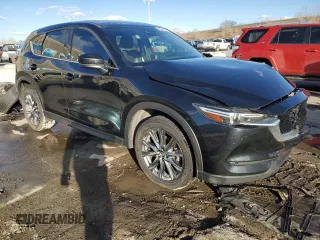 2019 Mazda CX-5 Signature with VIN JM3KFBEY4K0606252, listed as a Copart auction lot 46624995 with 84,965 mi miles and Salvage Title. Bid and sale history available at carsss.com. Image 4.