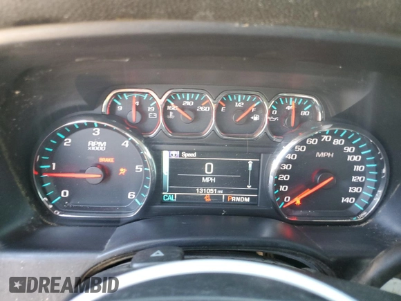 2015 Chevrolet Silverado 1500 LT with VIN 1GCRCREC2FZ388049, listed as a Copart auction lot 76098054 with 131,051 mi miles and Salvage Title. Bid and sale history available at DreamBid. Image 9.