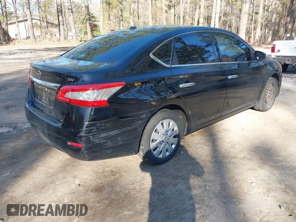 2015 Nissan Sentra S with VIN 3N1AB7AP5FY253223, listed as a IAAI auction lot 41767716 with 140,832 mi miles and . Bid and sale history available at DreamBid. Image 4.