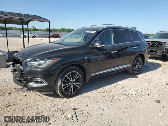 2020 Infiniti QX60 Pure with VIN 5N1DL0MM9LC530326, listed as a Copart auction lot 57086055 with 126,420 mi miles and Salvage title. Bid and sale history available at DreamBid. Image 1.