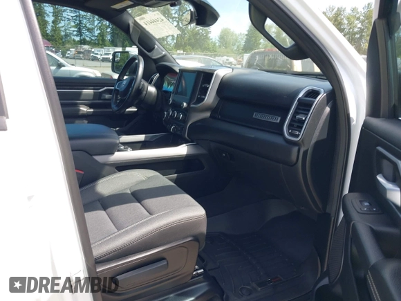 2022 Ram 1500 Big Horn with VIN 1C6SRFBT6NN164539, listed as a IAAI auction lot 42444414 with 54,343 mi miles and . Bid and sale history available at DreamBid. Image 5.