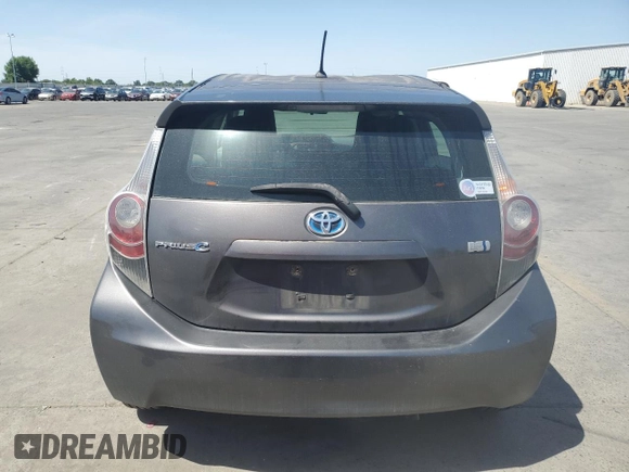 2014 Toyota Prius One with VIN JTDKDTB37E1560007, listed as a Copart auction lot 57527995 with 300,732 mi miles and Clean Title. Bid and sale history available at DreamBid. Image 6.