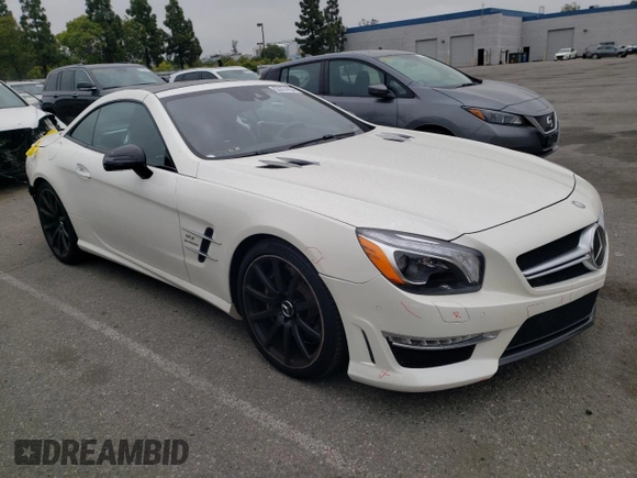2016 Mercedes-Benz SL 63 AMG with VIN WDDJK7EA6GF038595, listed as a Copart auction lot 53274754 with 29,914 mi miles and Salvage title. Bid and sale history available at DreamBid. Image 4.