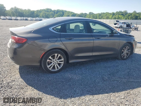 2015 Chrysler 200 Limited with VIN 1C3CCCAB9FN747683, listed as a Copart auction lot 54752485 with 187,495 mi miles and Salvage Title. Bid and sale history available at carsss.com. Image 3.