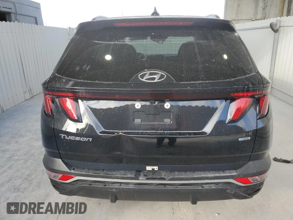2024 Hyundai Tucson SEL with VIN 5NMJBCDE8RH341827, listed as a Copart auction lot 88865545 with 24,559 mi miles and Non Repairable. Bid and sale history available at carsss.com. Image 6.
