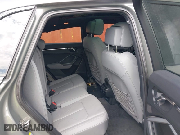 2023 Audi Q3 S line Premium with VIN WA1DECF34P1150360, listed as a IAAI auction lot 42694889 with 19,489 mi miles and . Bid and sale history available at DreamBid. Image 8.