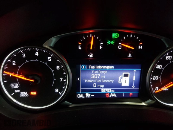 2021 GMC Terrain SLE with VIN 3GKALTEV1ML317378, listed as a Copart auction lot 54823015 with 59,753 mi miles and Salvage title. Bid and sale history available at DreamBid. Image 9.