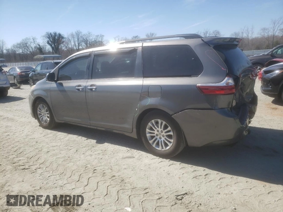 2016 Toyota Sienna XLE with VIN 5TDYK3DC8GS746237, listed as a Copart auction lot 47543295 with 124,888 mi miles and Salvage Title. Bid and sale history available at carsss.com. Image 2.