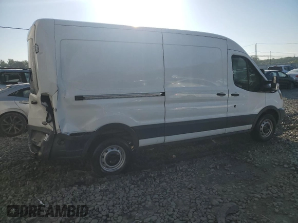 2015 Ford Transit Cargo with VIN 1FTNR2CG1FKA07097, listed as a Copart auction lot 61985765 with 74,100 mi miles and Salvage title. Bid and sale history available at DreamBid. Image 3.