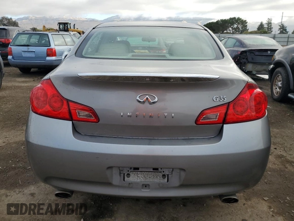 2007 Infiniti G35 Journey with VIN JNKBV61E67M701960, listed as a Copart auction lot 79696094 with 170,233 mi miles and Salvage Title. Bid and sale history available at DreamBid. Image 6.