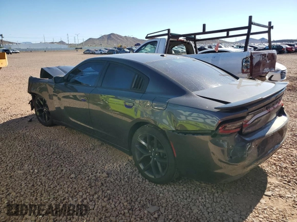 2020 Dodge Charger SXT with VIN 2C3CDXBG0LH101290, listed as a Copart auction lot 56560135 with 95,955 mi miles and Salvage title. Bid and sale history available at DreamBid. Image 2.