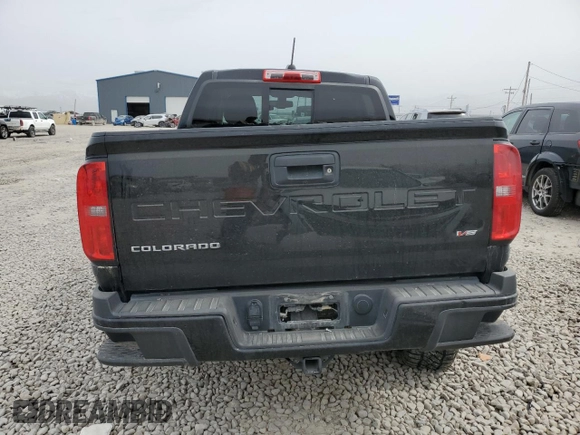 2021 Chevrolet Colorado 4WD LT с VIN 1GCGTCEN5M1288853, выставлен на аукционе Copart как лот 51239675 с пробегом 24 258 миль миль и Списание • Salvage title. История ставок и продаж доступна на DreamBid. Изображение 6.