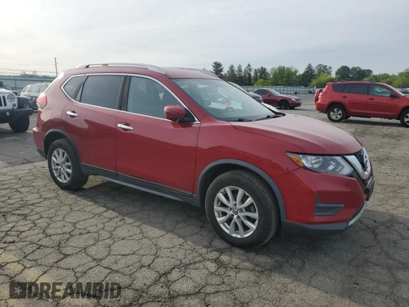 2017 Nissan Rogue SL z VIN JN8AT2MV6HW267377, wystawiony jako Copart lot #58276915 z przebiegiem 55 463 mil mil oraz Czysty tytuł • Clean title. Historia ofert i sprzedaży dostępna na DreamBid. Obrazek 4.
