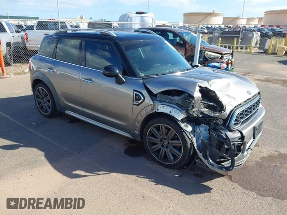 2019 MINI Countryman Cooper S with VIN WMZYT3C58K3E97323, listed as a IAAI auction lot 41490191 with 48,966 mi miles and . Bid and sale history available at DreamBid. Image 1.