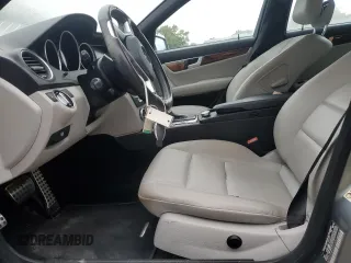 2012 Mercedes-Benz C 350 Sport with VIN WDDGF5HBXCR222096, listed as a Copart auction lot 72595324 with 134,915 mi miles and Salvage Title. Bid and sale history available at DreamBid. Image 7.
