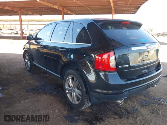 2014 Ford Edge Limited with VIN 2FMDK3KC9EBA25498, listed as a IAAI auction lot 41669598 with 117,661 mi miles. Bid and sale history available at carsss.com. Image 3.