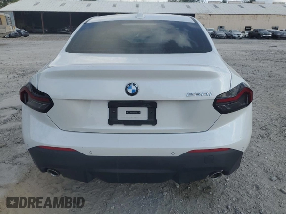 2023 BMW 2 Series 230i with VIN 3MW23CM0XP8D61289, listed as a Copart auction lot 78254234 with 14,168 mi miles and Salvage Title. Bid and sale history available at carsss.com. Image 6.