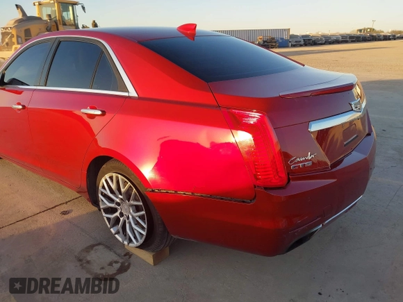 2015 Cadillac CTS RWD with VIN 1G6AP5SX3F0121169, listed as a IAAI auction lot 41165458 with 149,582 mi miles and . Bid and sale history available at DreamBid. Image 6.