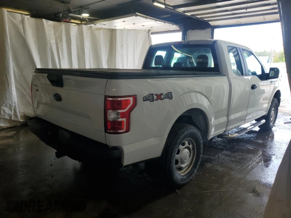 2019 Ford F-150 XL with VIN 1FTEX1EB5KFA67985, listed as a Copart auction lot 57634495 with 133,270 mi miles and Clean title. Bid and sale history available at DreamBid. Image 3.