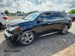 2017 Acura MDX Technology with VIN 5FRYD4H55HB005205, listed as a Copart auction lot 65250355 with 122,334 mi miles and Salvage title. Bid and sale history available at DreamBid. Image 1.