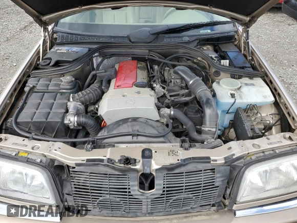 2000 Mercedes-Benz C 230 Kompressor with VIN WDBHA24GXYA855697, listed as a Copart auction lot 52633465 with 191,235 mi miles and Salvage Title. Bid and sale history available at carsss.com. Image 11.