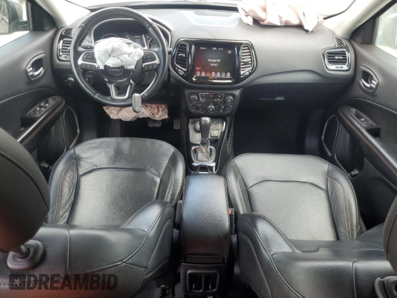 2021 Jeep Compass Limited with VIN 3C4NJDCB9MT599478, listed as a Copart auction lot 57153205 with 144,711 mi miles and Salvage title. Bid and sale history available at DreamBid. Image 8.