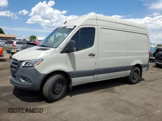 2024 Mercedes-Benz Sprinter with VIN W1Y4NBHY0RT168737, listed as a Copart auction lot 59453224 with 5,717 mi miles and Salvage Title. Bid and sale history available at DreamBid. Image 1.