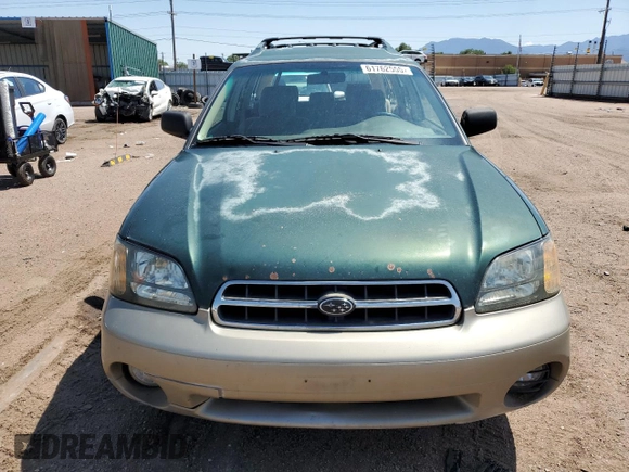 2002 Subaru Legacy Outback with VIN 4S3BH665326645636, listed as a Copart auction lot 61762555 with 142,350 mi miles and Salvage title. Bid and sale history available at DreamBid. Image 5.