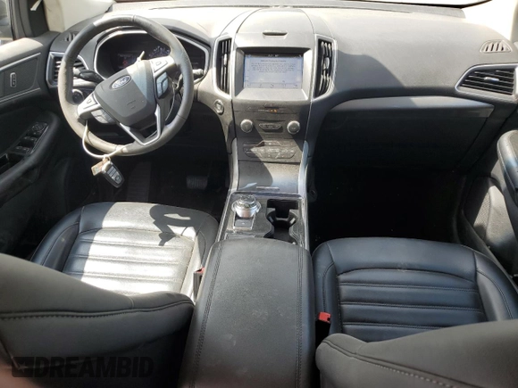 2019 Ford Edge SEL with VIN 2FMPK4J90KBB11769, listed as a Copart auction lot 53610965 with 129,524 mi miles and Salvage Title. Bid and sale history available at carsss.com. Image 8.