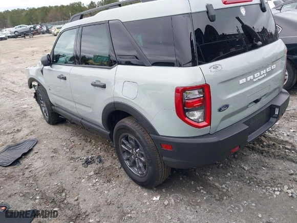 2024 Ford Bronco Sport Big Bend with VIN 3FMCR9B60RRF27862, listed as a IAAI auction lot 41377289 with 3,038 mi miles. Bid and sale history available at carsss.com. Image 3.