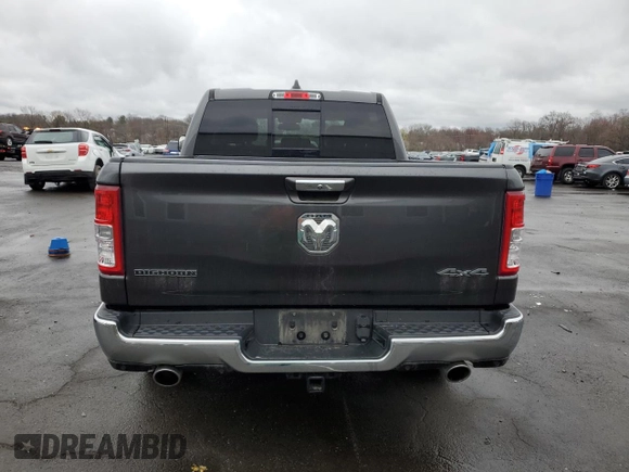 2019 Ram 1500 Big Horn/Lone Star with VIN 1C6SRFFT9KN644239, listed as a Copart auction lot 51604025 with 72,375 mi miles and Salvage Title. Bid and sale history available at carsss.com. Image 6.