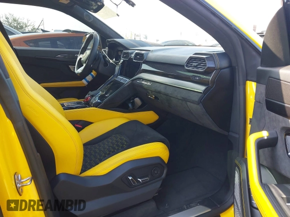 2022 Lamborghini Urus z VIN ZPBUA1ZL7NLA19290, wystawiony jako IAAI lot #41633013 z przebiegiem 17 566 mil mil oraz . Historia ofert i sprzedaży dostępna na DreamBid. Obrazek 5.
