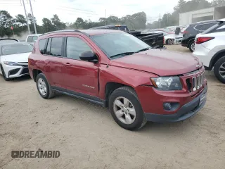 2017 Jeep Compass Sport with VIN 1C4NJCBB9HD131760, listed as a Copart auction lot 74073294 with 160,398 mi miles and Salvage Title. Bid and sale history available at carsss.com. Image 4.