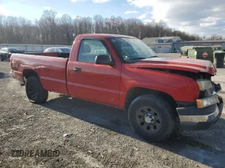 2006 Chevrolet Silverado 1500 Work Truck with VIN 3GCEK14X16G162933, listed as a Copart auction lot 83613894 with 145,416 mi miles and Salvage Title. Bid and sale history available at carsss.com. Image 4.