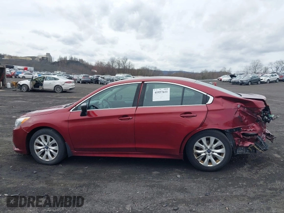 2017 Subaru Legacy with VIN 4S3BNAB63H3044697, listed as a IAAI auction lot 41957611 with 95,927 mi miles. Bid and sale history available at carsss.com. Image 14.