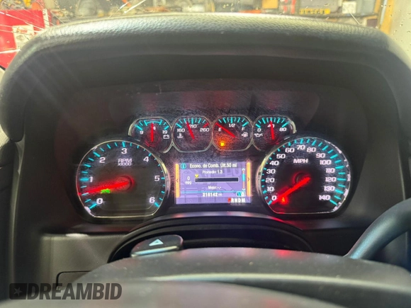2015 Chevrolet Suburban LT with VIN 1GNSKJKC6FR60382, listed as a Copart auction lot 63533635 with 216,142 mi miles and Clean title. Bid and sale history available at DreamBid. Image 8.