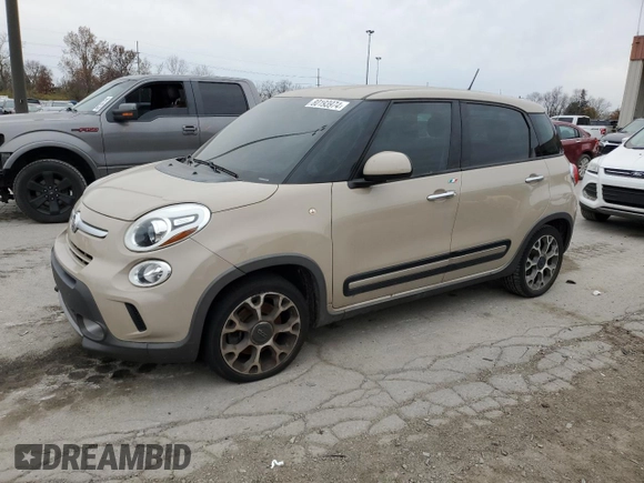 2014 FIAT 500L Trekking with VIN ZFBCFADHXEZ018223, listed as a Copart auction lot 80193974 with 96,651 mi miles and Clean Title. Bid and sale history available at carsss.com. Image 1.
