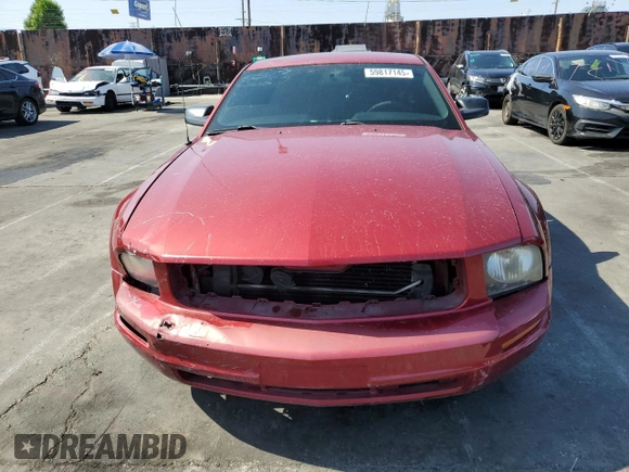 2007 Ford Mustang Deluxe z VIN 1ZVFT80N275333743, wystawiony jako Copart lot #59817145 z przebiegiem 207 762 mil mil oraz Szkoda całkowita • Salvage title. Historia ofert i sprzedaży dostępna na DreamBid. Obrazek 5.