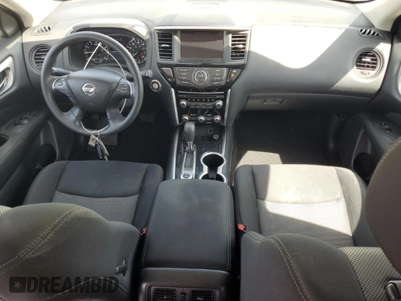 2017 Nissan Pathfinder SL with VIN 5N1DR2MM4HC677591, listed as a Copart auction lot 53822435 with 125,312 mi miles and Salvage Title. Bid and sale history available at DreamBid. Image 8.