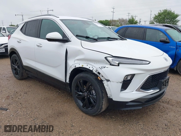2024 Buick Encore GX Sport Touring with VIN KL4AMDSL1RB215664, listed as a IAAI auction lot 41910197 with 20,058 mi miles and . Bid and sale history available at DreamBid. Image 1.