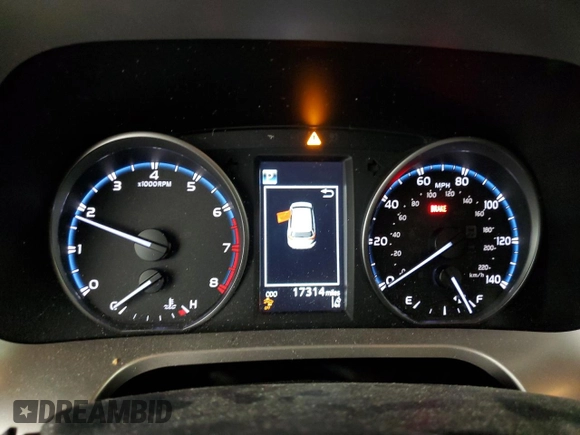 2018 Toyota RAV4 LE with VIN JTMBFREVXJJ744555, listed as a Copart auction lot 64081295 with 17,314 mi miles and Salvage title. Bid and sale history available at DreamBid. Image 9.