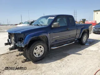 2004 GMC Canyon SLE Z71 with VIN 1GTDS196248166987, listed as a Copart auction lot 49807435 with 166,408 mi miles and Salvage Title. Bid and sale history available at carsss.com. Image 1.