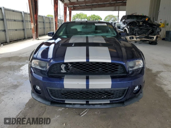 2010 Ford Mustang GT500 with VIN 1ZVBP8JSXA5160889, listed as a Copart auction lot 69408854 with 64,588 mi miles and Salvage title. Bid and sale history available at DreamBid. Image 5.