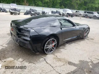 2015 Chevrolet Corvette Z51 2LT with VIN 1G1YK2D77F5109902, listed as a Copart auction lot 50784194 with 128,877 mi miles and Salvage title. Bid and sale history available at DreamBid. Image 3.