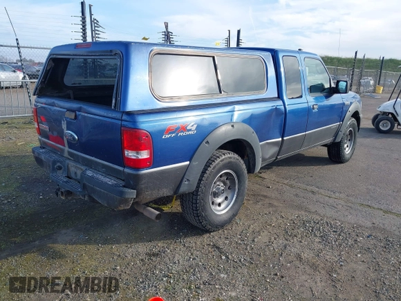 2007 Ford Ranger XLT with VIN 1FTZR45E17PA94223, listed as a IAAI auction lot 41630334 with 120,841 mi miles. Bid and sale history available at carsss.com. Image 4.