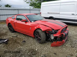 2014 Ford Mustang V6 with VIN 1ZVBP8AM7E5220876, listed as a Copart auction lot 58139835 with 98,170 mi miles and Salvage title. Bid and sale history available at DreamBid. Image 4.