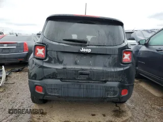 2020 Jeep Renegade Sport with VIN ZACNJAAB8LPL87630, listed as a Copart auction lot 43628295 with 52,320 mi miles and Salvage Title. Bid and sale history available at carsss.com. Image 6.