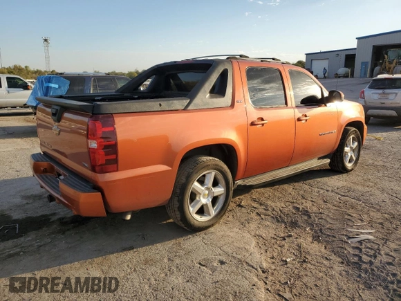 2007 Chevrolet Avalanche LT w/3LT with VIN 3GNFK12387G190077, listed as a Copart auction lot 75723414 with 254,954 mi miles and Salvage Title. Bid and sale history available at carsss.com. Image 3.