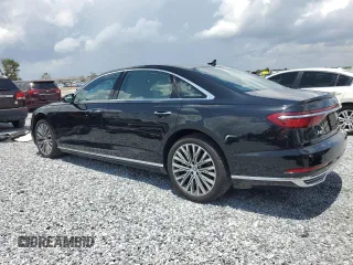 2019 Audi A8 with VIN WAU8DAF89KN011642, listed as a Copart auction lot 57915325 with 27,018 mi miles and Salvage title. Bid and sale history available at DreamBid. Image 2.
