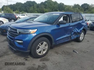 2020 Ford Explorer XLT with VIN 1FMSK8DH6LGA87119, listed as a Copart auction lot 70383614 with 55,791 mi miles and Salvage Title. Bid and sale history available at DreamBid. Image 1.